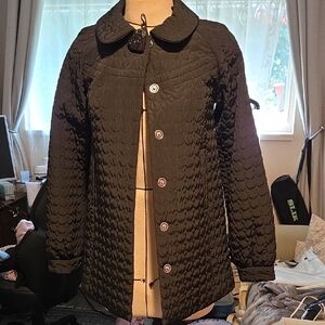 Betsy Johnson Black‎ Quilted Women's Jacket